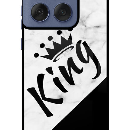 King Moto Edge 60 Fusion Glass Case Back Cover by Casekaro