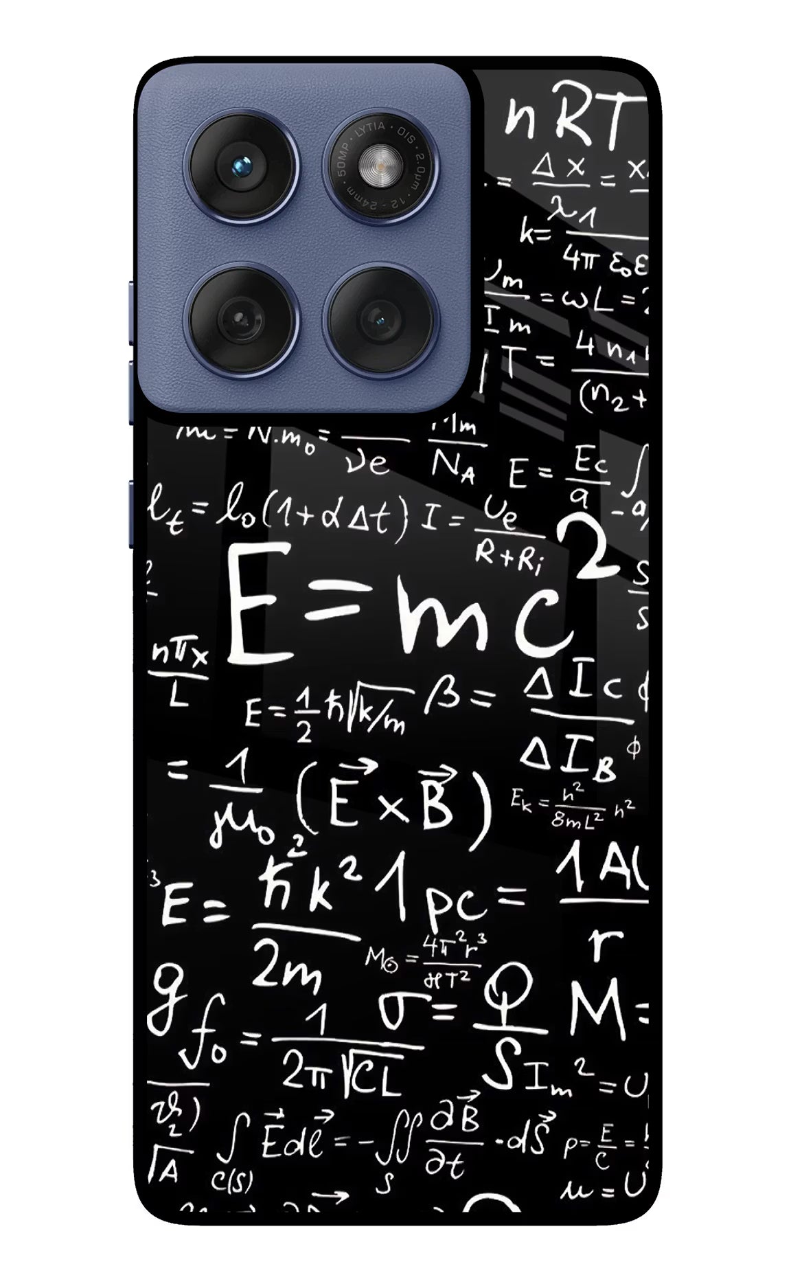 Physics Formula Moto Edge 60 Fusion Glass Case Back Cover by Casekaro