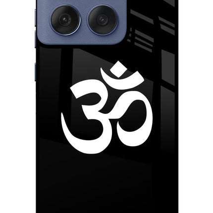 Om Moto Edge 60 Fusion Glass Case Back Cover by Casekaro