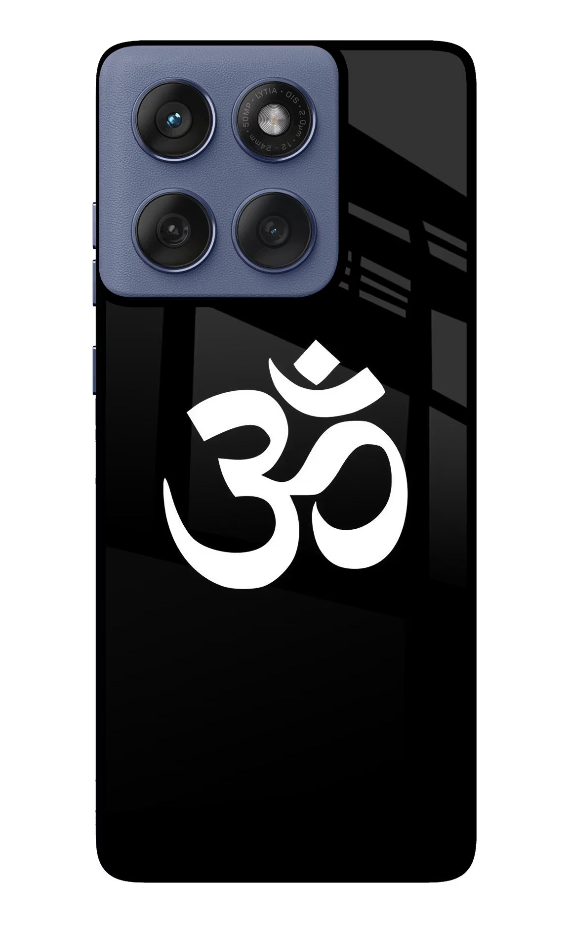 Om Moto Edge 60 Fusion Glass Case Back Cover by Casekaro