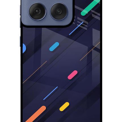 Abstract Design Moto Edge 60 Fusion Glass Case Back Cover by Casekaro