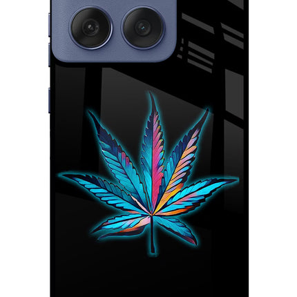 Weed Moto Edge 60 Fusion Glass Case Back Cover by Casekaro