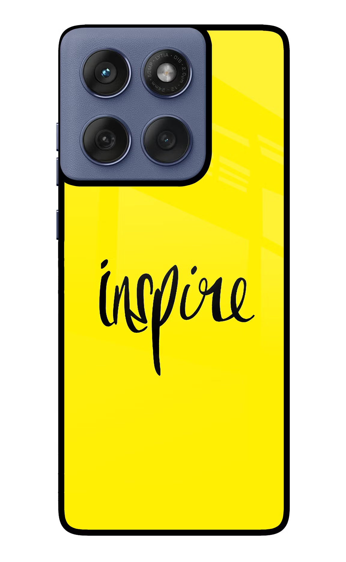 Inspire Moto Edge 60 Fusion Glass Case Back Cover by Casekaro