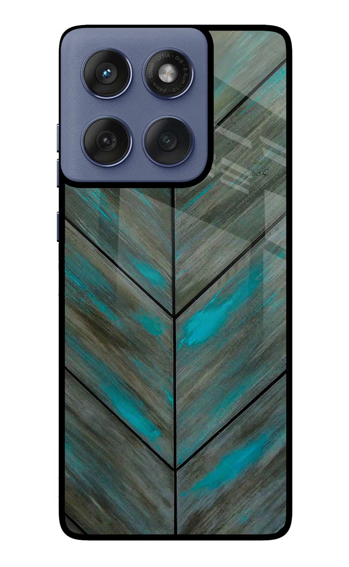 Pattern Moto Edge 60 Fusion Glass Case Back Cover by Casekaro