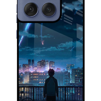 Anime Moto Edge 60 Fusion Glass Case Back Cover by Casekaro