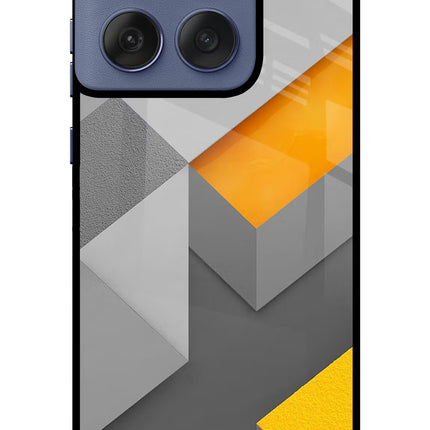 Abstract Moto Edge 60 Fusion Glass Case Back Cover by Casekaro
