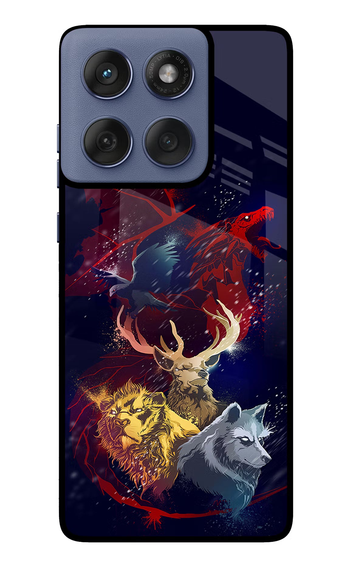 Game Of Thrones Moto Edge 60 Fusion Glass Case Back Cover by Casekaro