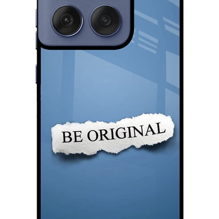 Be Original Moto Edge 60 Fusion Glass Case Back Cover by Casekaro