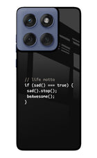 Life Motto Code Moto Edge 60 Fusion Glass Case
