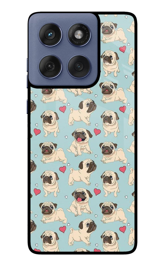 Pug Dog Moto Edge 60 Fusion Glass Case