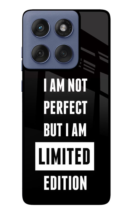 I Am Not Perfect But I Am Limited Edition Moto Edge 60 Fusion Glass Case