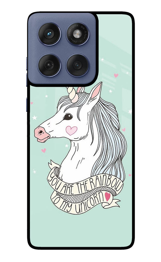 Unicorn Wallpaper Moto Edge 60 Fusion Glass Case