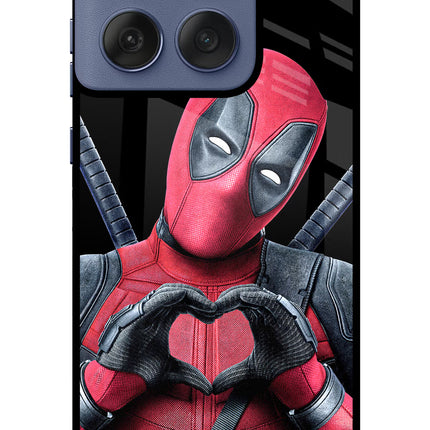 Deadpool Moto Edge 60 Fusion Glass Case Back Cover by Casekaro