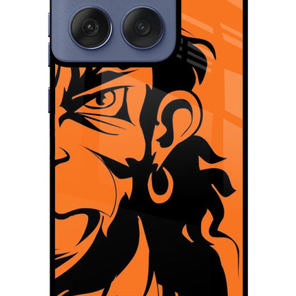 Hanuman Moto Edge 60 Fusion Glass Case Back Cover by Casekaro