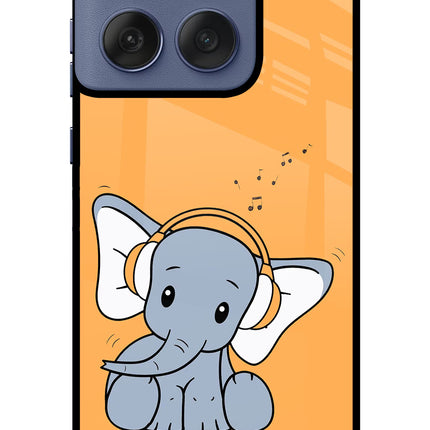 High On Music Moto Edge 60 Fusion Glass Case Back Cover by Casekaro