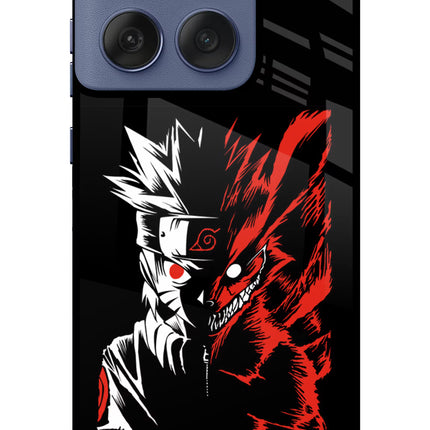 Naruto Two Face Moto Edge 60 Fusion Glass Case Back Cover by Casekaro