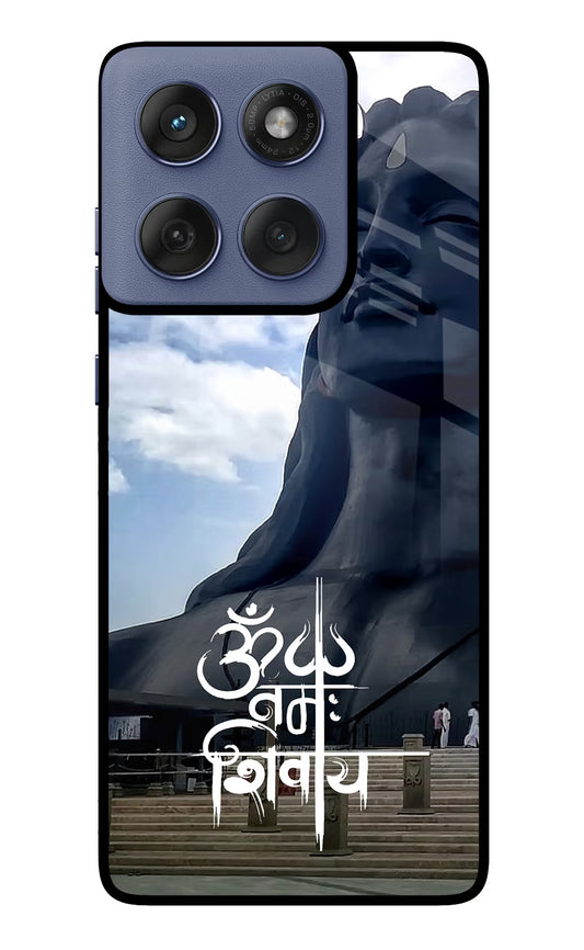 Om Namah Shivay Moto Edge 60 Fusion Glass Case