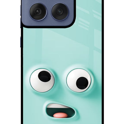 Funny Cartoon Moto Edge 60 Fusion Glass Case Back Cover by Casekaro