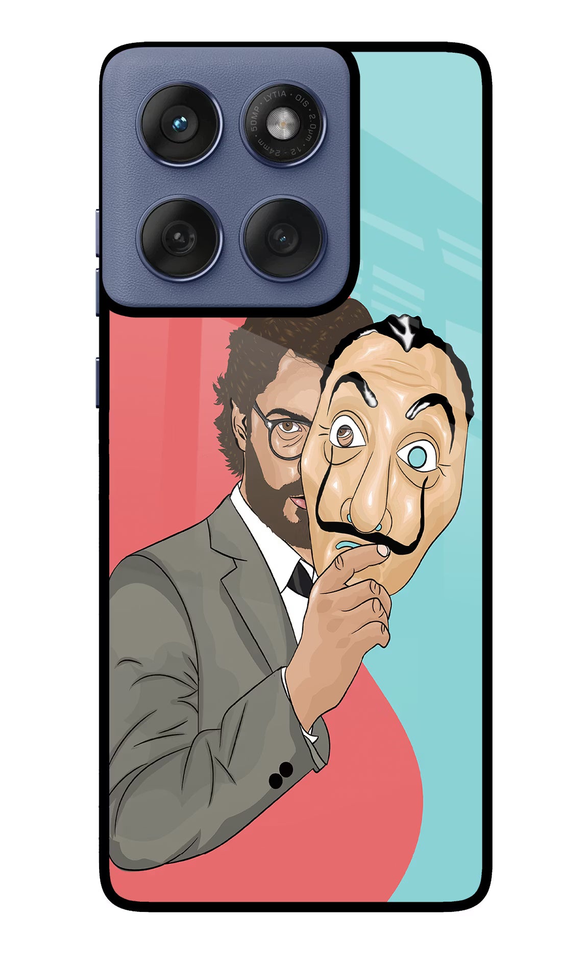 Professor Moto Edge 60 Fusion Glass Case Back Cover by Casekaro