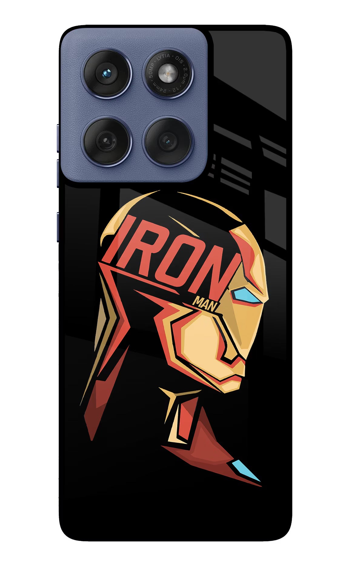 IronMan Moto Edge 60 Fusion Glass Case Back Cover by Casekaro
