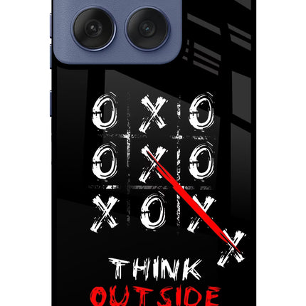 Think out of the BOX Moto Edge 60 Fusion Glass Case Back Cover by Casekaro