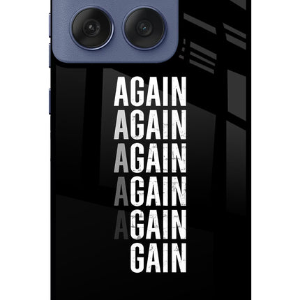 Again Again Gain Moto Edge 60 Fusion Glass Case Back Cover by Casekaro