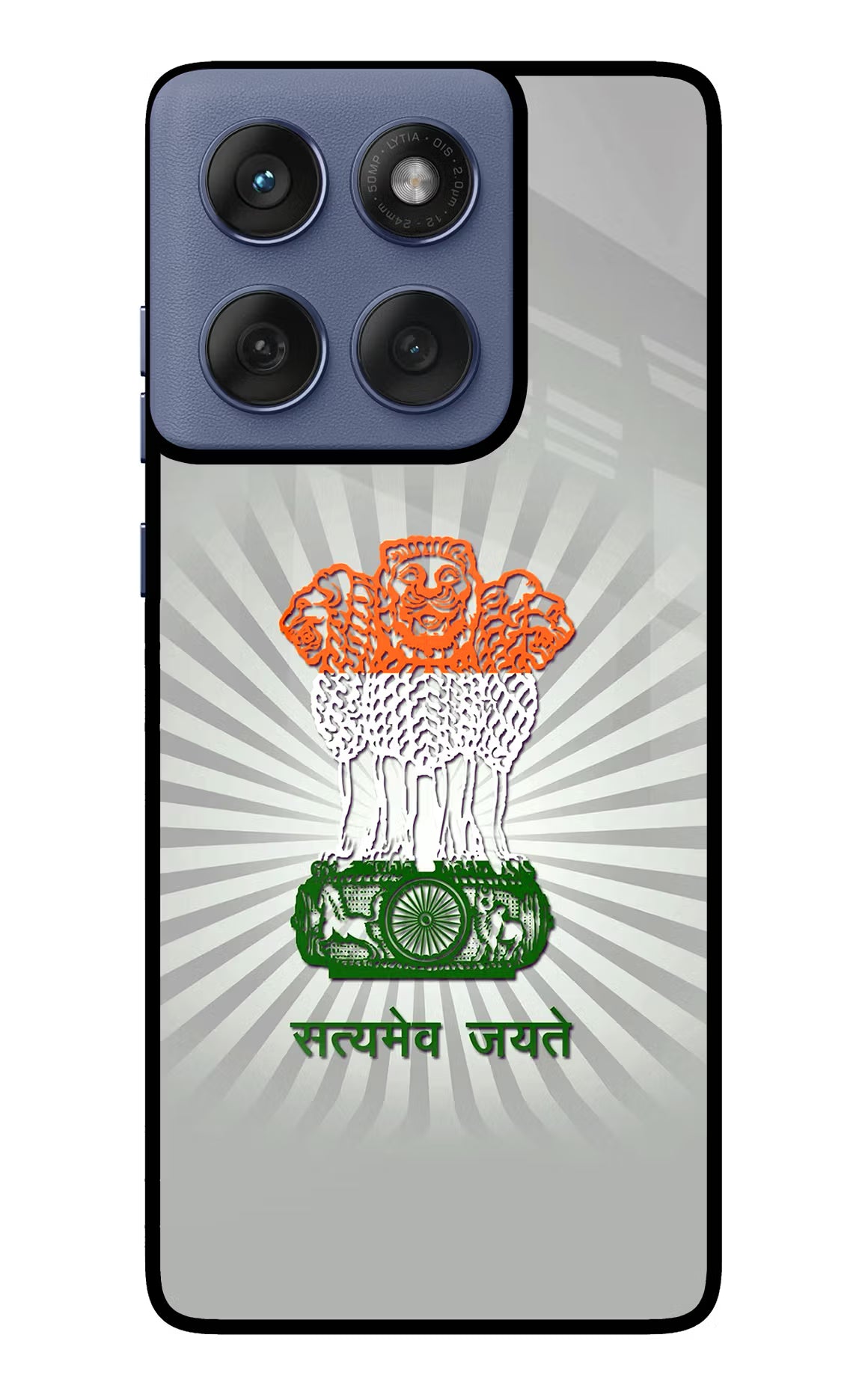 Satyamev Jayate Art Moto Edge 60 Fusion Glass Case