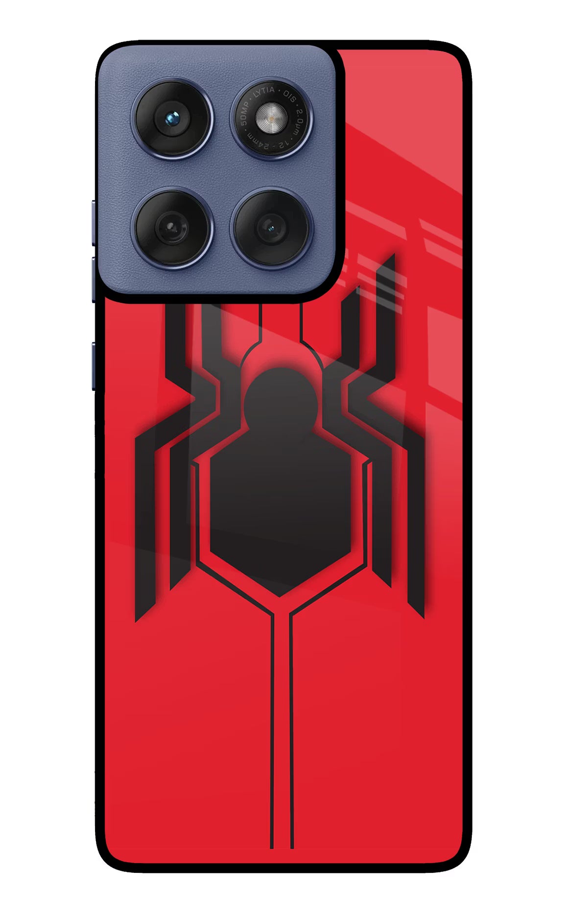 Spider Moto Edge 60 Fusion Glass Case Back Cover by Casekaro