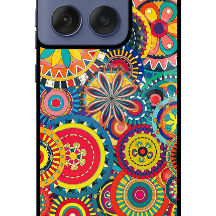 Gol Gol Art Moto Edge 60 Fusion Glass Case Back Cover by Casekaro
