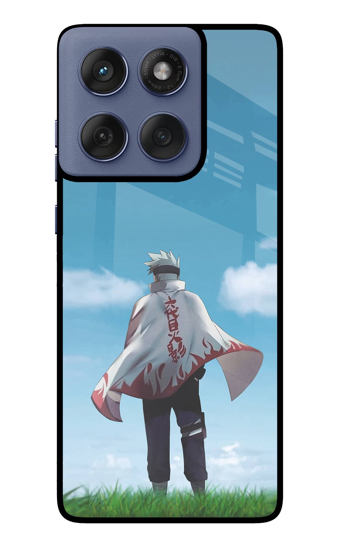 Kakashi Moto Edge 60 Fusion Glass Case Back Cover by Casekaro
