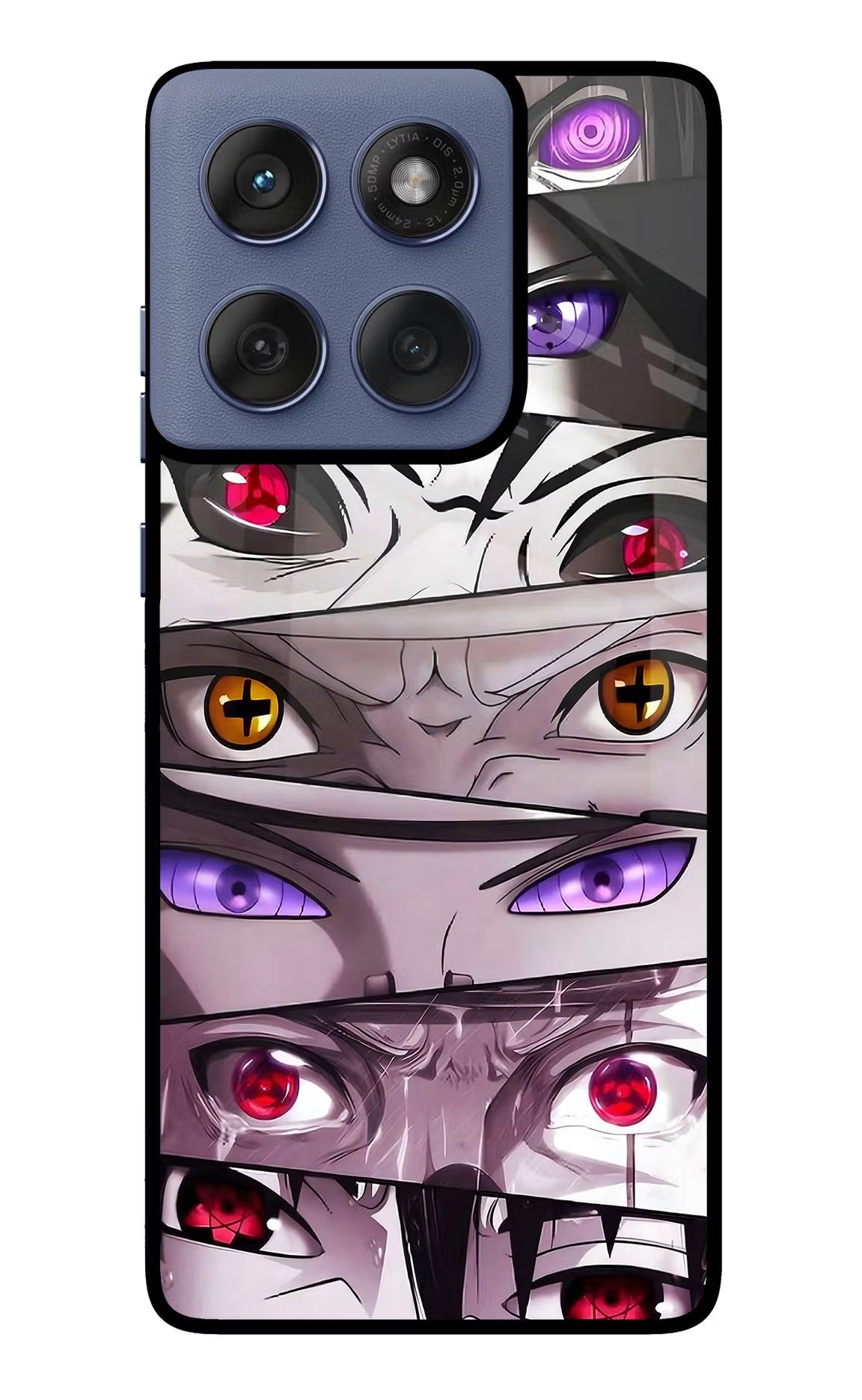 Naruto Anime Moto Edge 60 Fusion Glass Case Back Cover by Casekaro