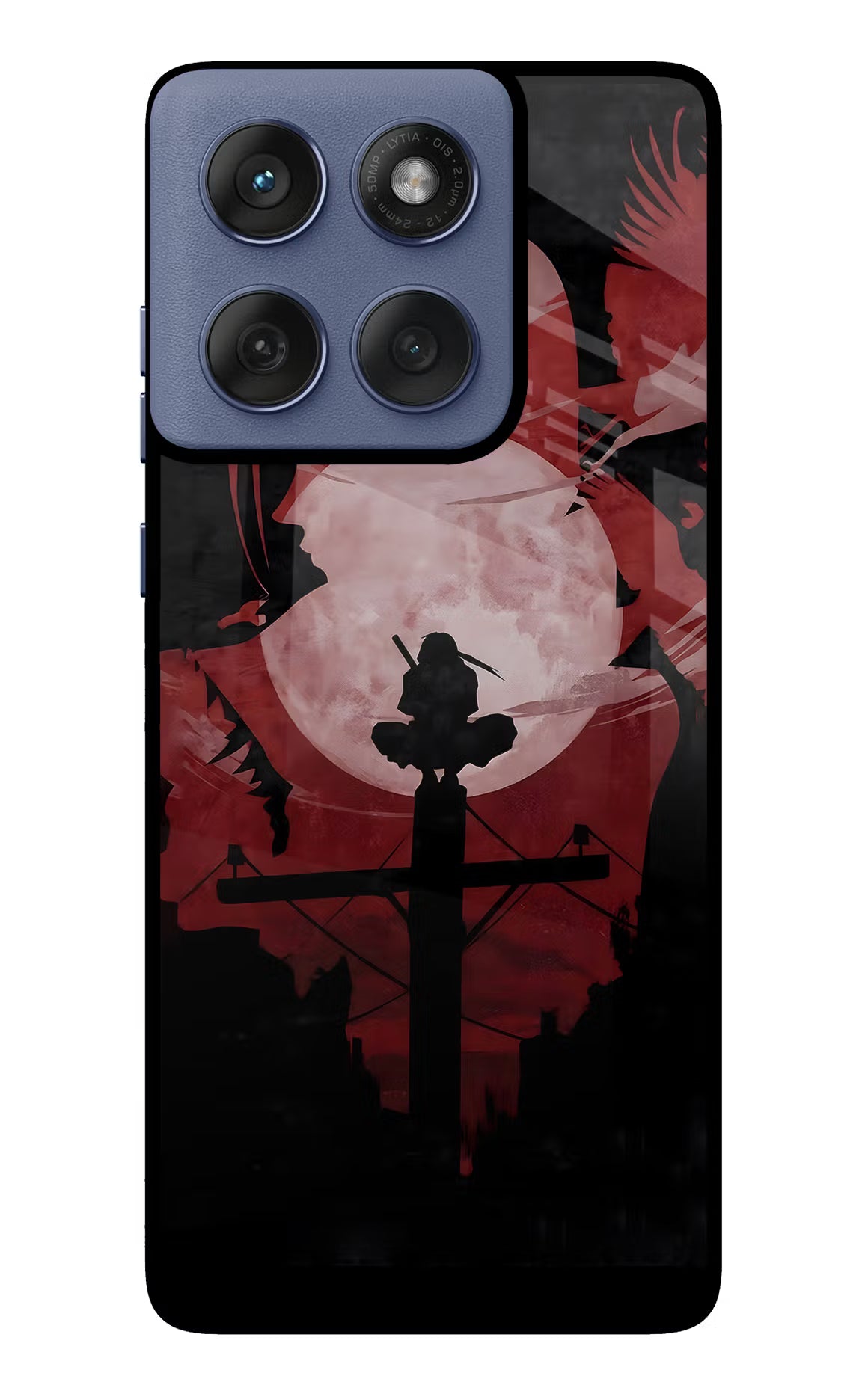 Naruto Anime Moto Edge 60 Fusion Glass Case Back Cover by Casekaro