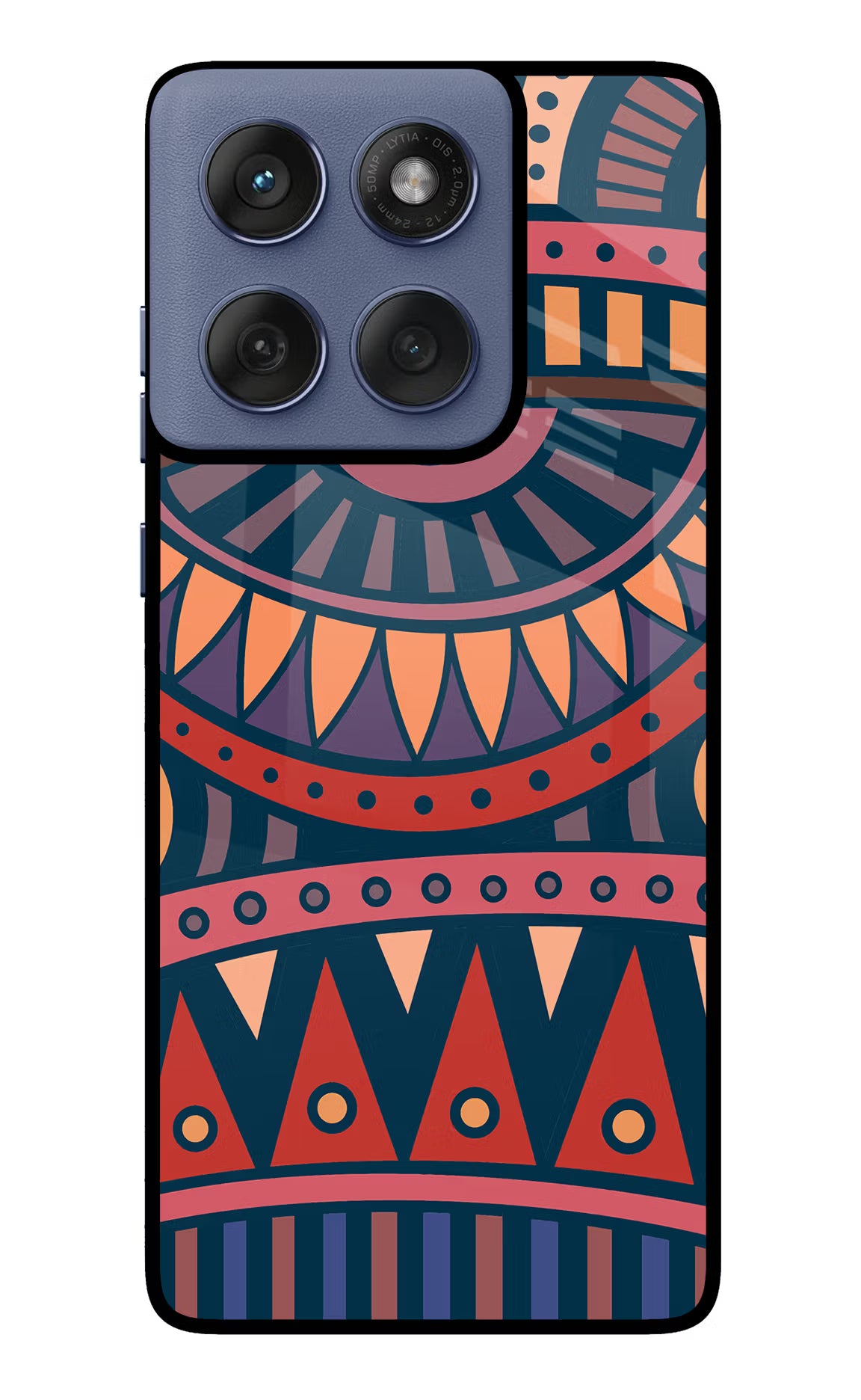 African Culture Design Moto Edge 60 Fusion Glass Case