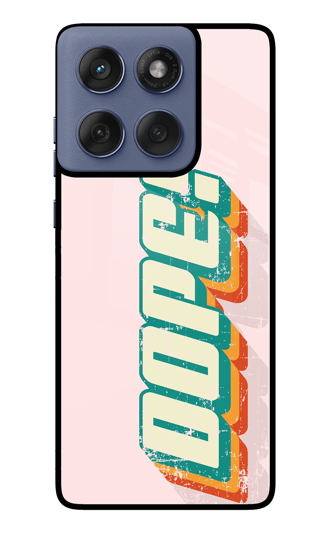 Dope Moto Edge 60 Fusion Glass Case Back Cover by Casekaro