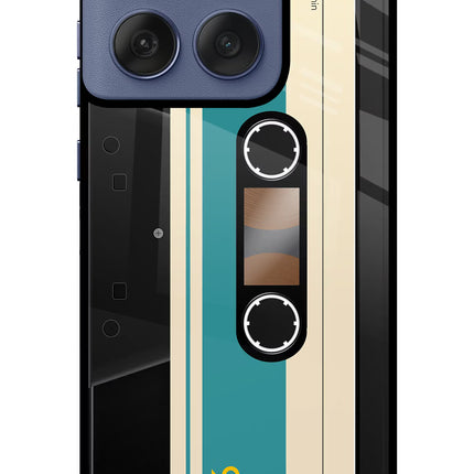Cassette Moto Edge 60 Fusion Glass Case Back Cover by Casekaro