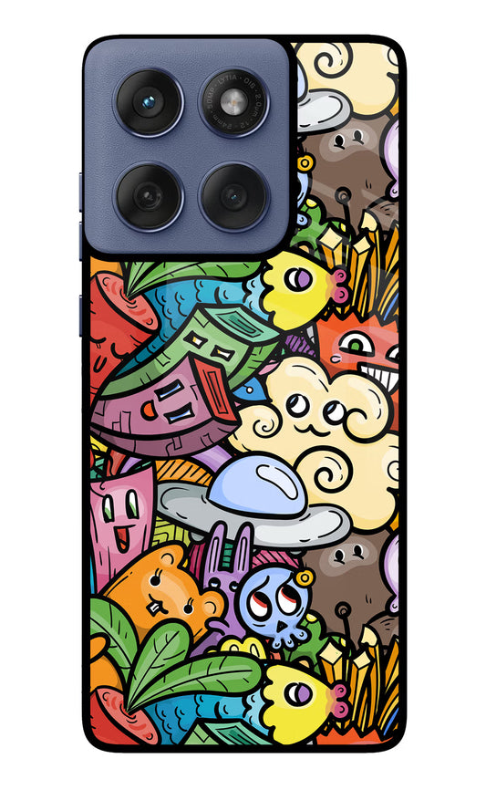 Veggie Doodle Moto Edge 60 Fusion Glass Case