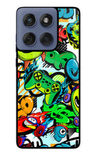 Game Doodle Moto Edge 60 Fusion Glass Case