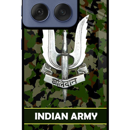 Balidan Indian Logo Moto Edge 60 Fusion Glass Case Back Cover by Casekaro