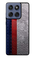 BMW Stripes Moto Edge 60 Fusion Glass Case