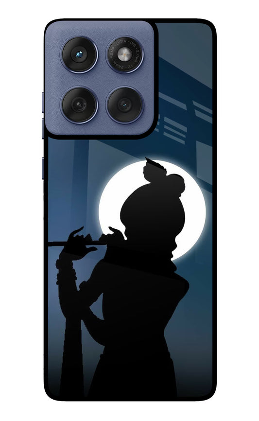 Shri Krishna Silhouette Moto Edge 60 Fusion Glass Case