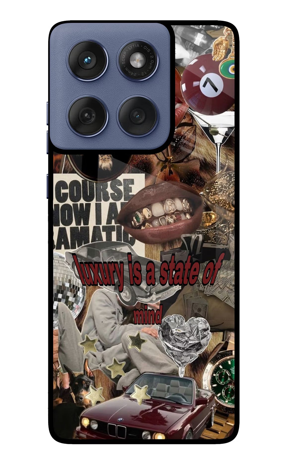 Luxury Moto Edge 60 Fusion Glass Case Back Cover by Casekaro