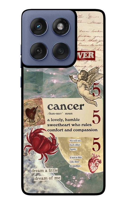 Cancer Zodiac Moto Edge 60 Fusion Glass Case