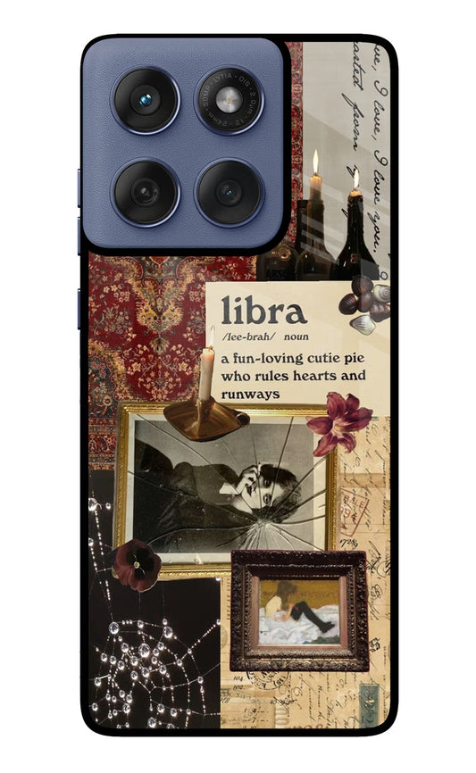 Libra Zodiac Moto Edge 60 Fusion Glass Case