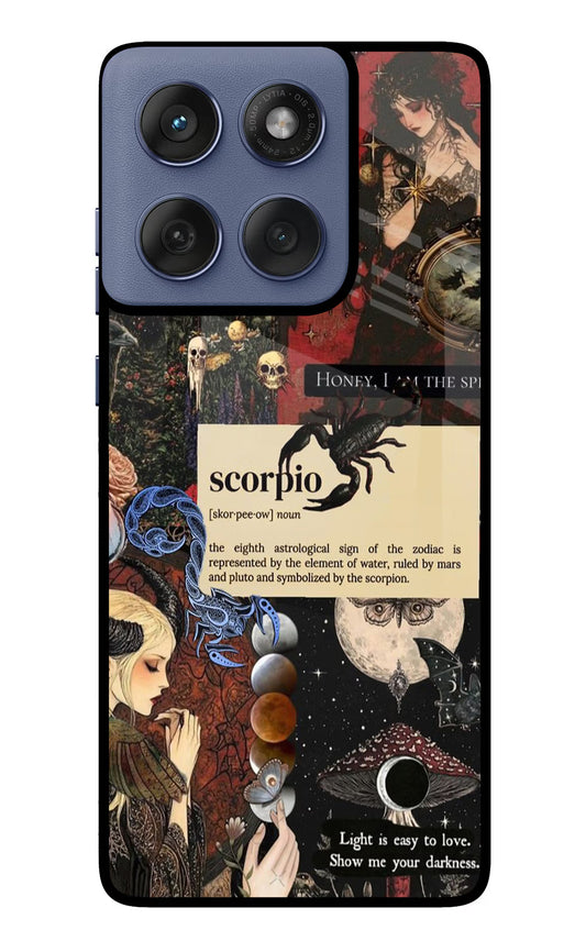 Scorpio Zodiac Moto Edge 60 Fusion Glass Case