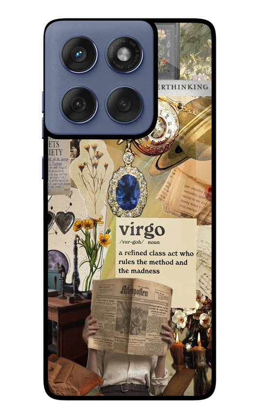 Virgo Zodiac Moto Edge 60 Fusion Glass Case