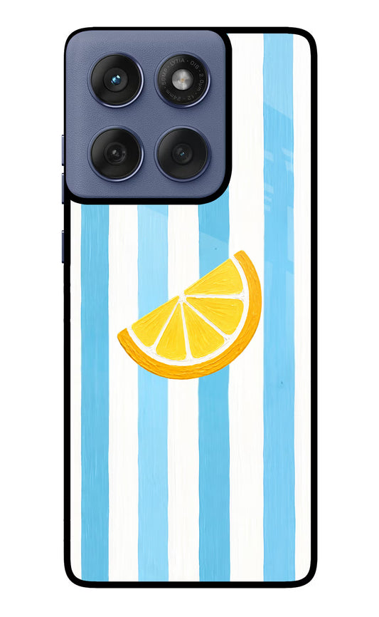 Summer Lemon Moto Edge 60 Fusion Glass Case