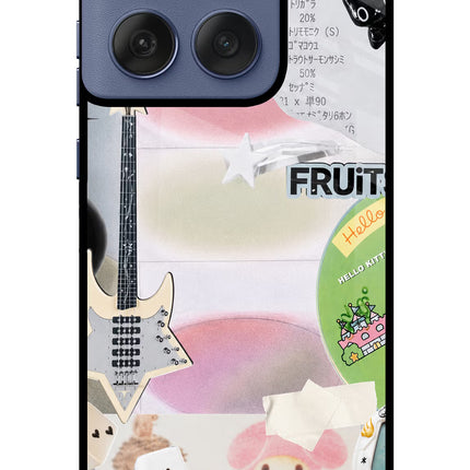 Softcore case Moto Edge 60 Fusion Glass Case Back Cover by Casekaro