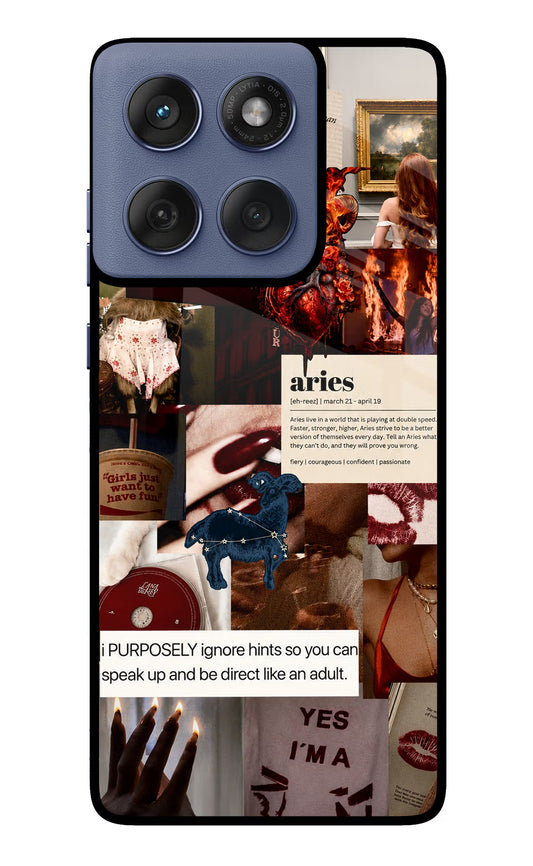 Zodiac Aries Moto Edge 60 Fusion Glass Case