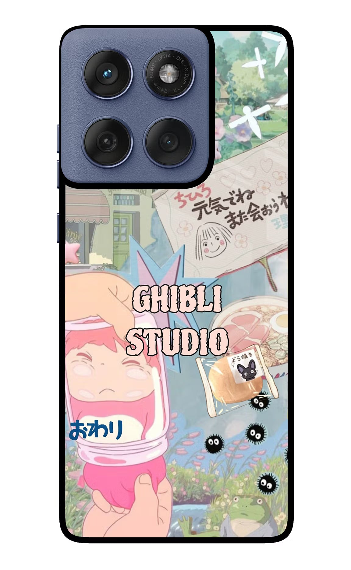 Studio Ghibli Moto Edge 60 Fusion Glass Case