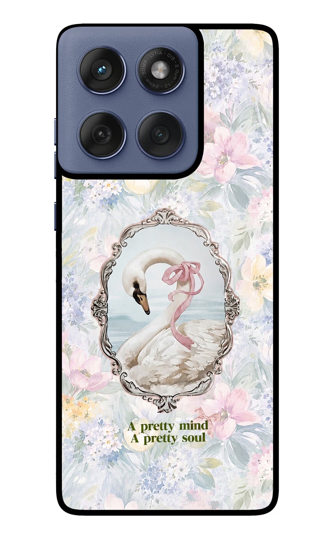 Pretty Mind Pretty Soul Moto Edge 60 Fusion Glass Case